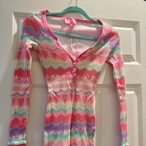 Dollskill CUPCAKE ONE I ADORE THERMAL ROMPER - SOLD OUT